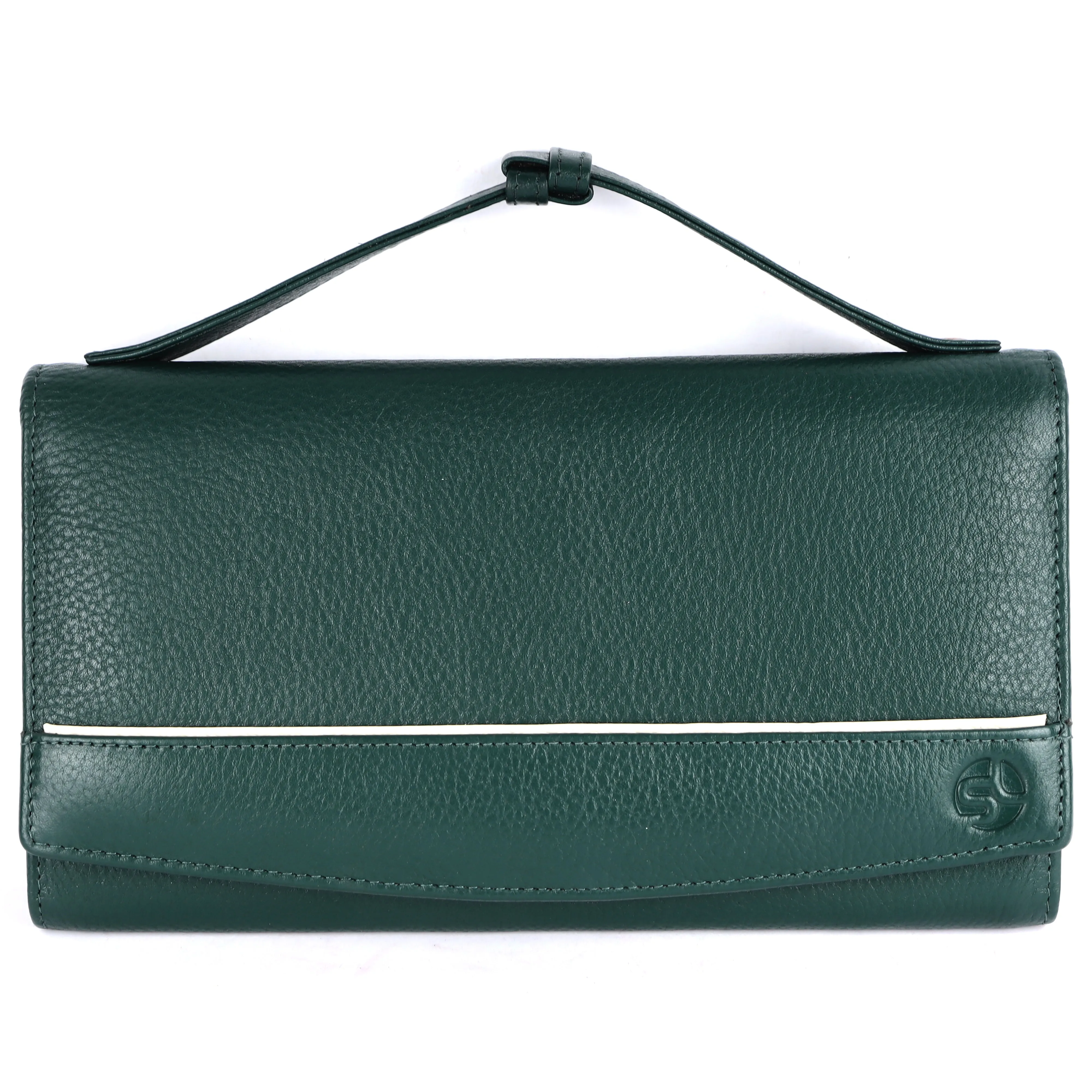 Ladies leather clutch 93716