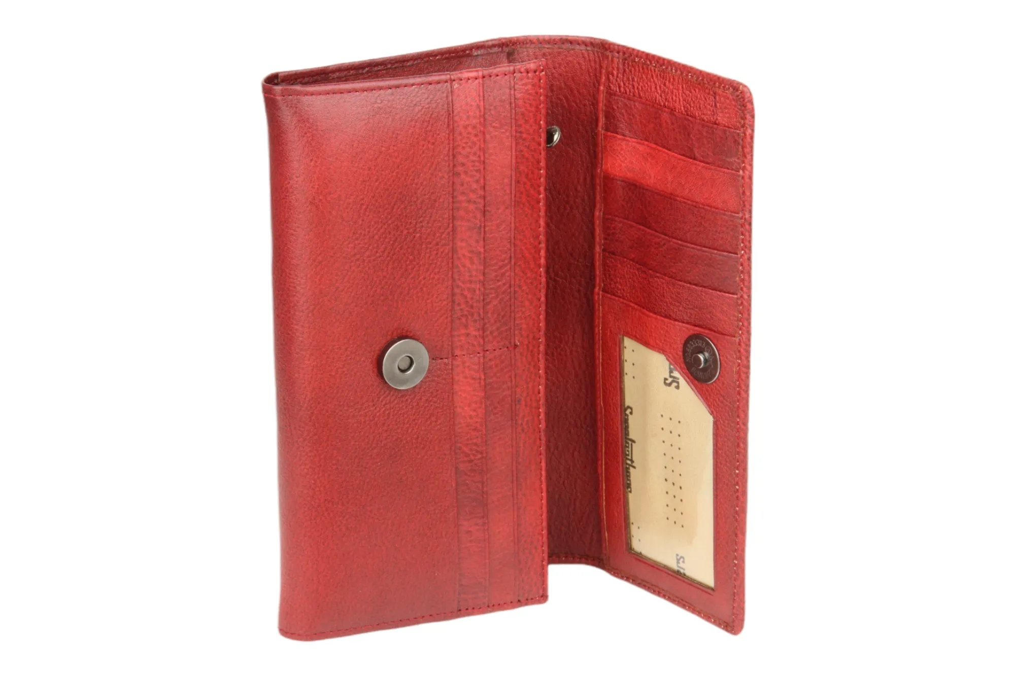 Ladies Premium leather clutch 54504 (MAROON)