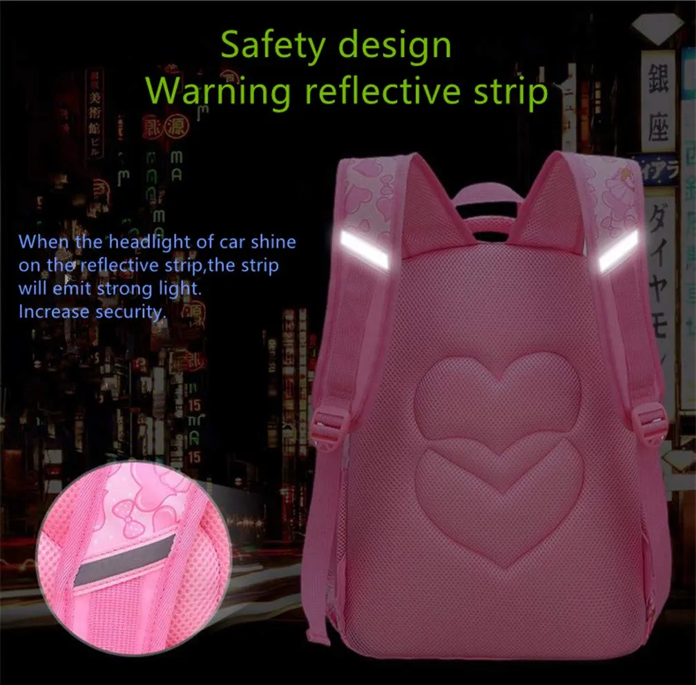 Ladyzone Camo School Backpack Lightweight Schoolbag Travel Camp Outdoor Daypack Bookbag for Your Children (Pink)