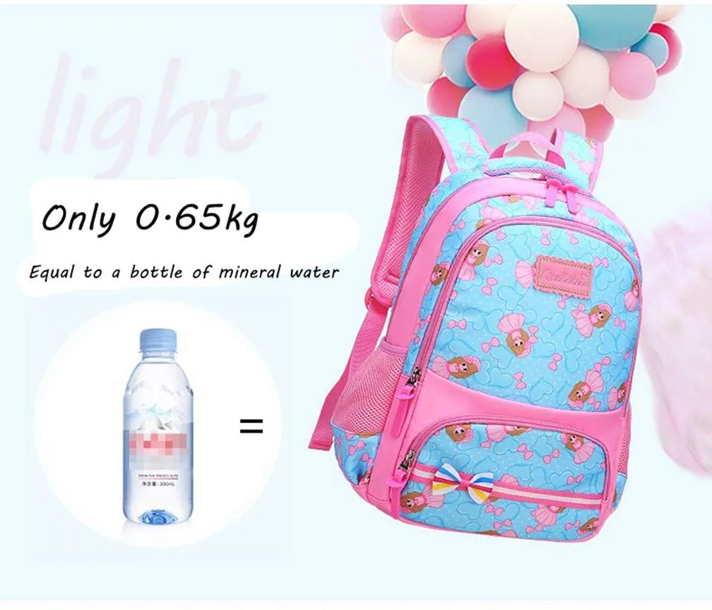 Ladyzone Camo School Backpack Lightweight Schoolbag Travel Camp Outdoor Daypack Bookbag for Your Children (Pink)