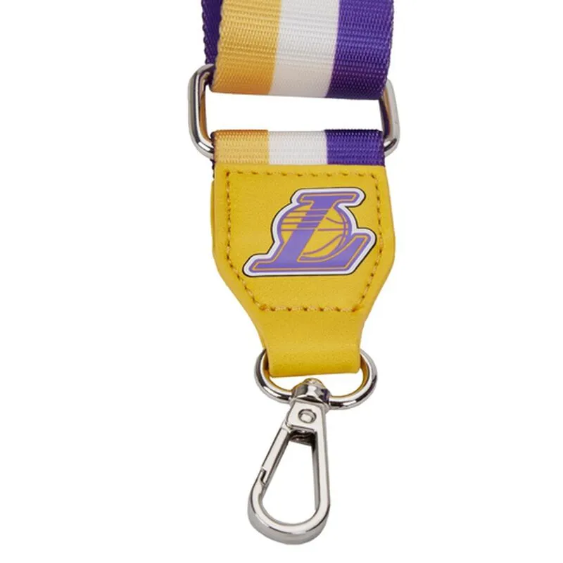 LAKERS LOUNGEFLY DEBOSED CROSSBODY BAG