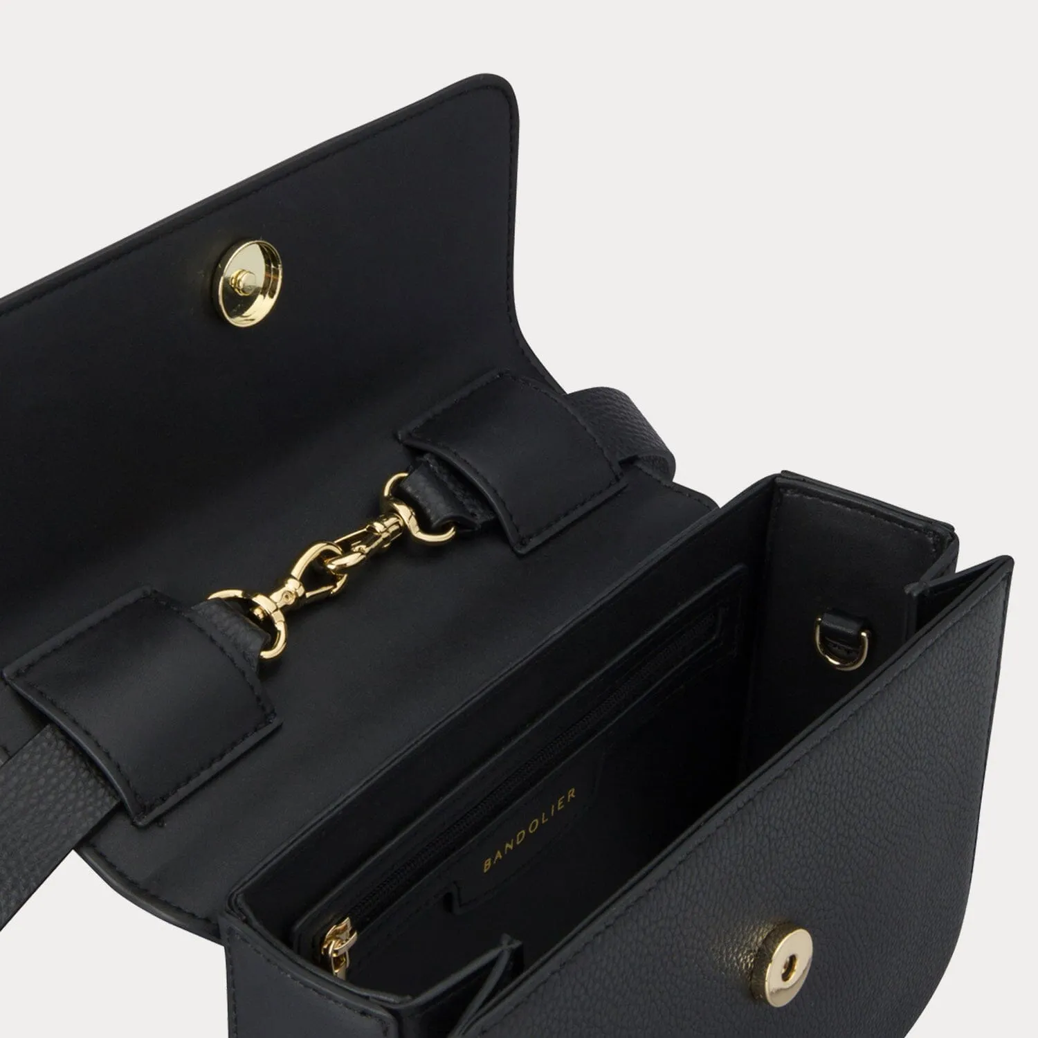 Lana Lipstick Bag - Black/Gold