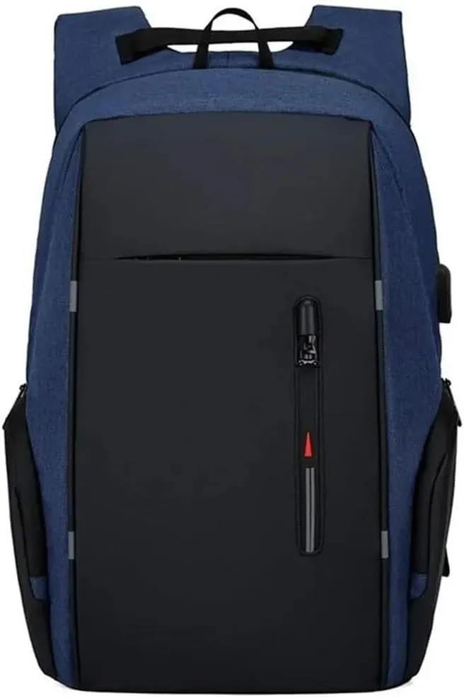 Large Capacity Waterproof Men's Business Travel Bag Computer Backpack Charging Port Travel Backpacks