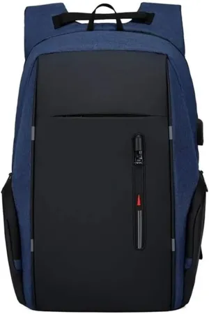 Large Capacity Waterproof Men's Business Travel Bag Computer Backpack Charging Port Travel Backpacks