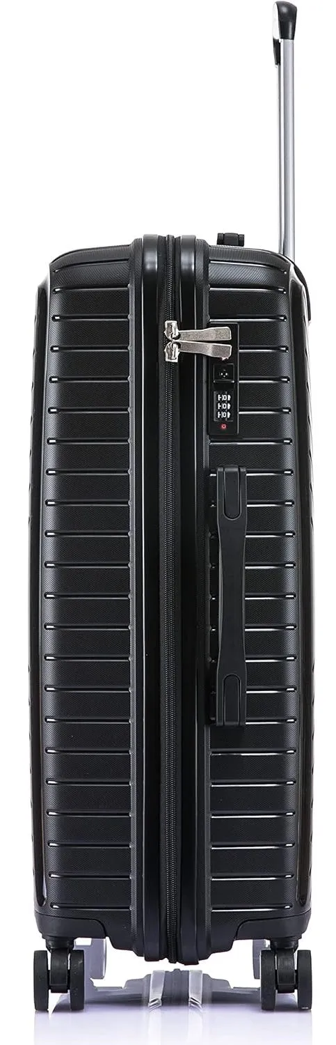 Large Polypropylene Hard Shell Suitcase PP20- Black