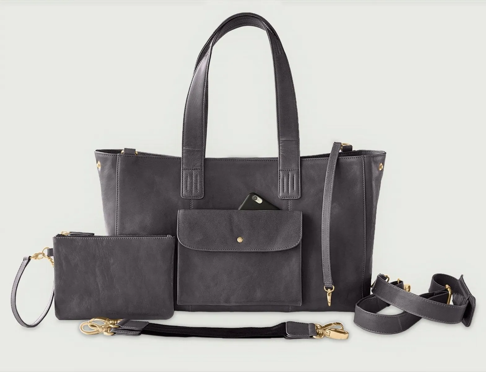 Large Tote Bag - Foggy