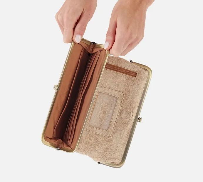 Lauren Clutch-Wallet in Gold Leaf