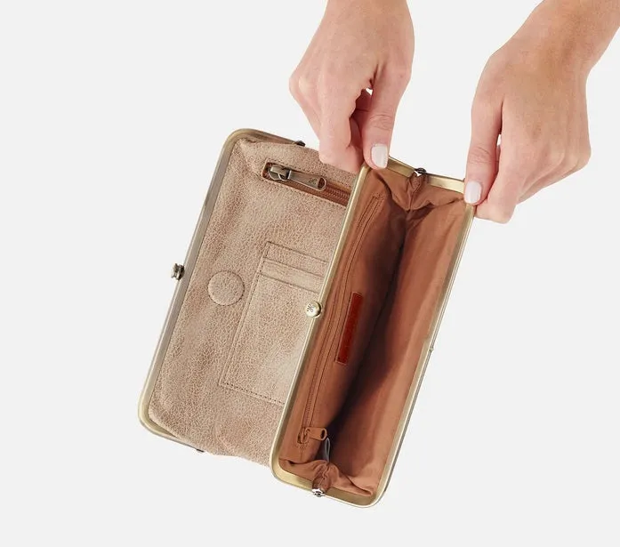 Lauren Clutch-Wallet in Gold Leaf