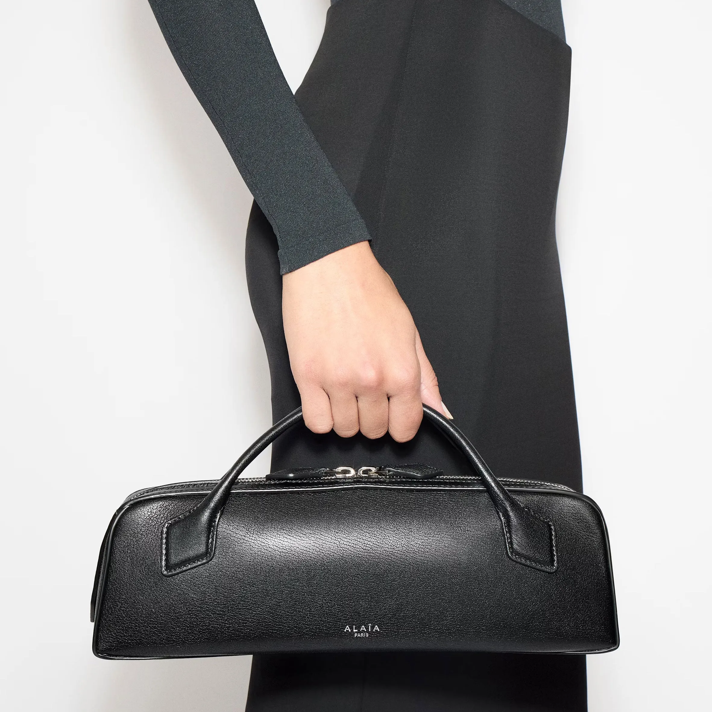 Le Teckel Clutch Goat, Black