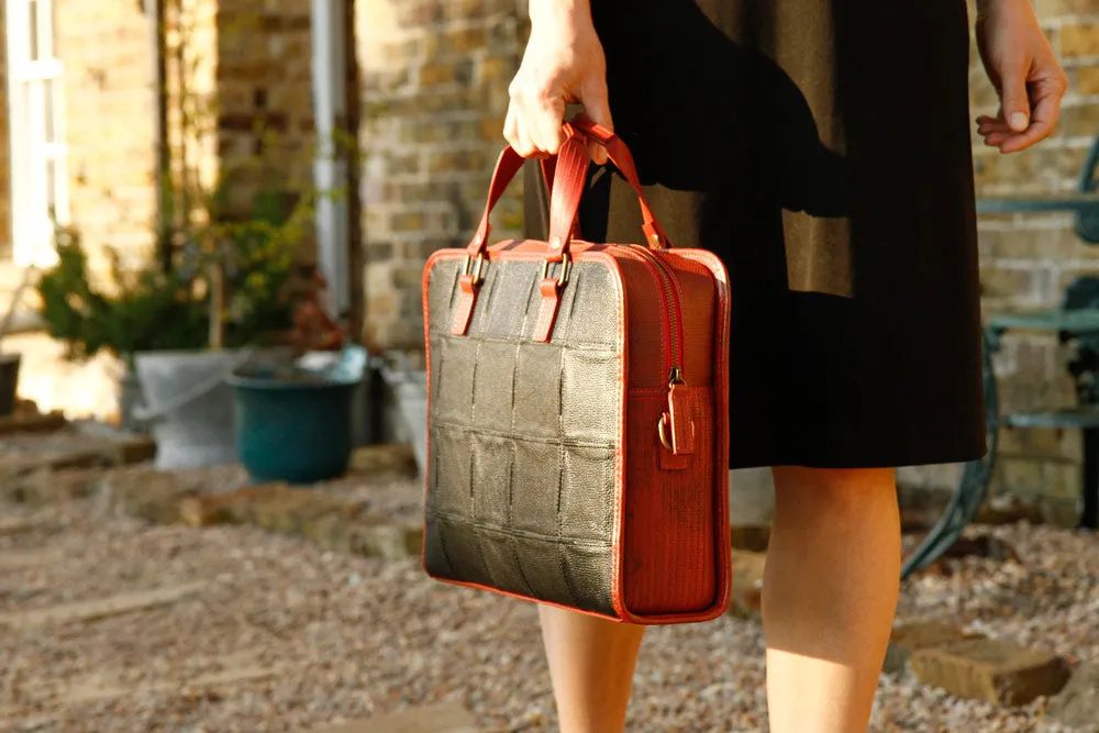 Leather Compact Briefcase