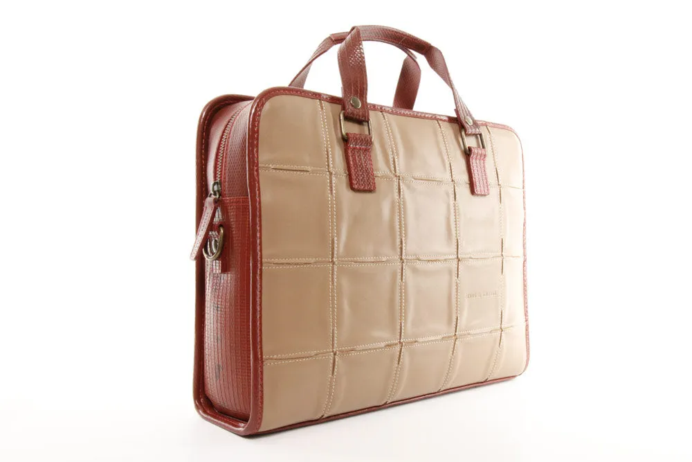 Leather Compact Briefcase