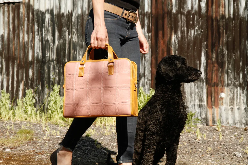 Leather Compact Briefcase