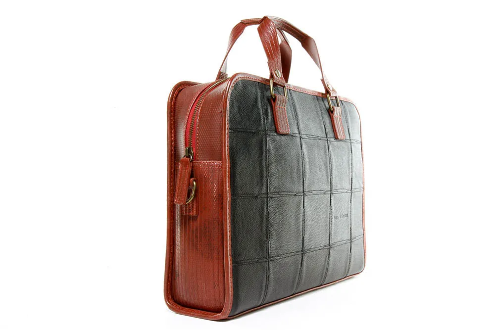 Leather Compact Briefcase