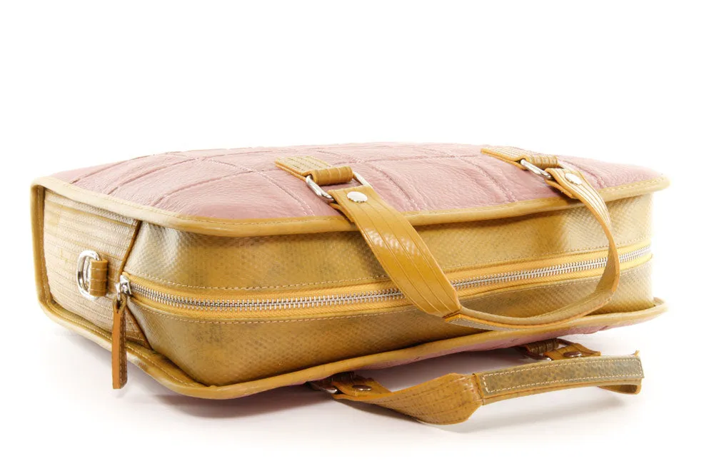 Leather Compact Briefcase