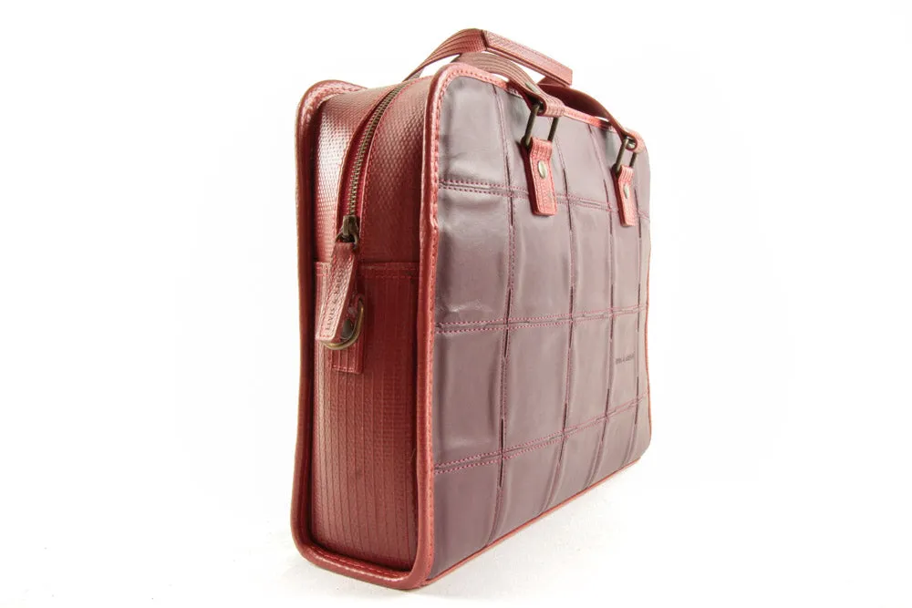 Leather Compact Briefcase