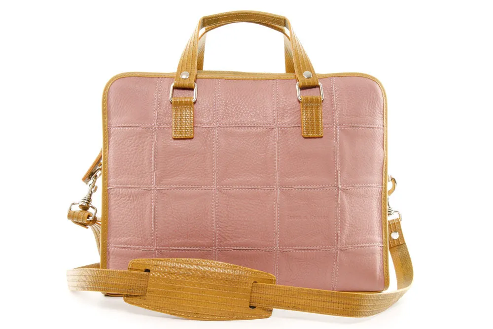Leather Compact Briefcase