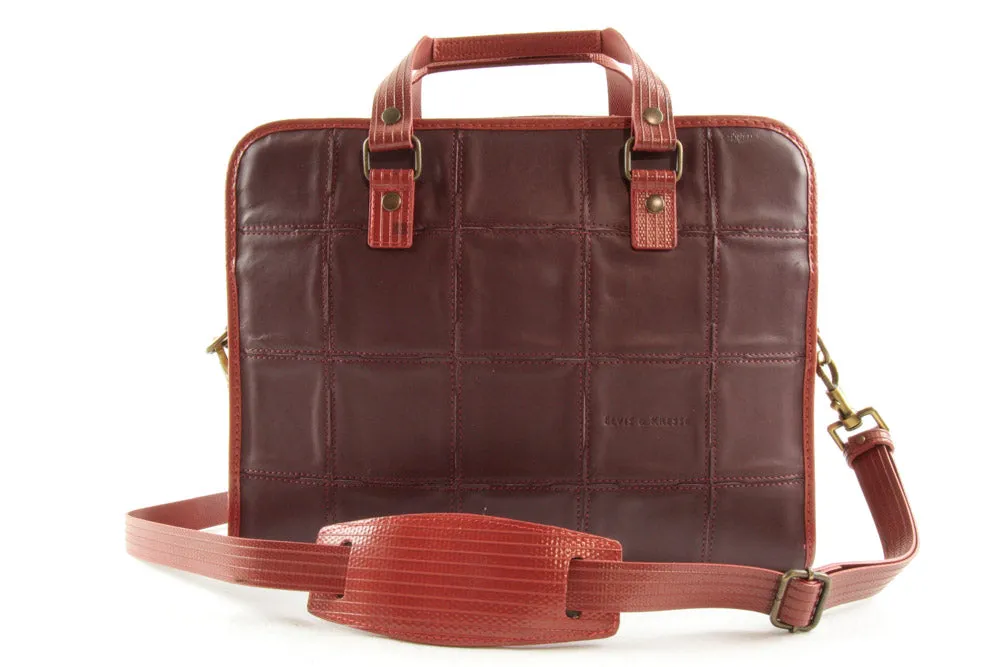 Leather Compact Briefcase