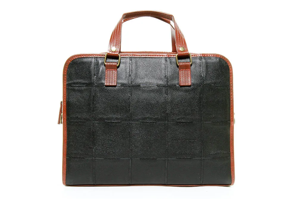 Leather Compact Briefcase