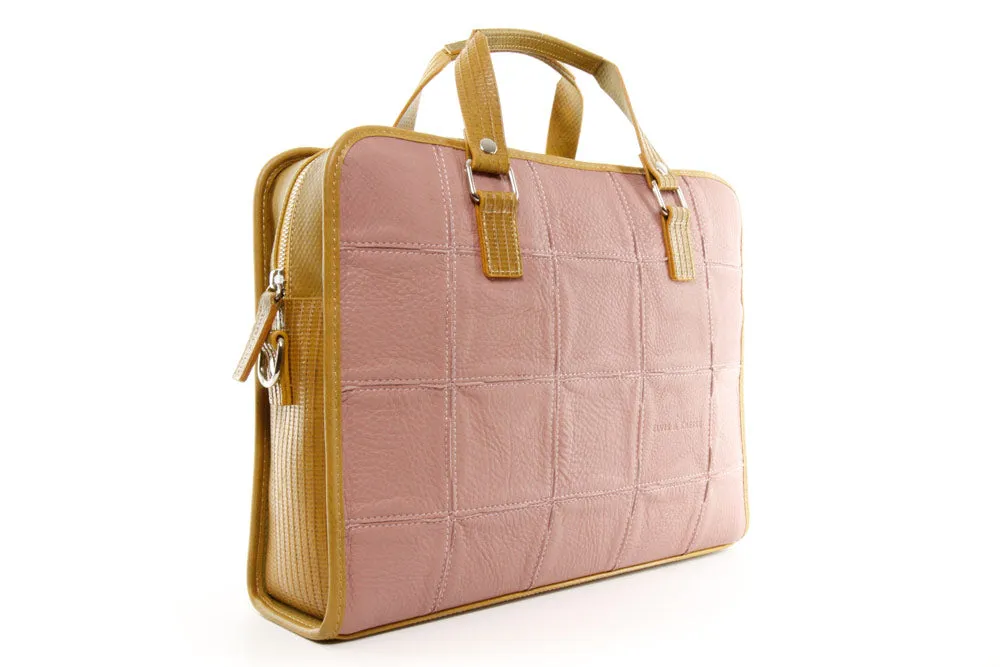Leather Compact Briefcase