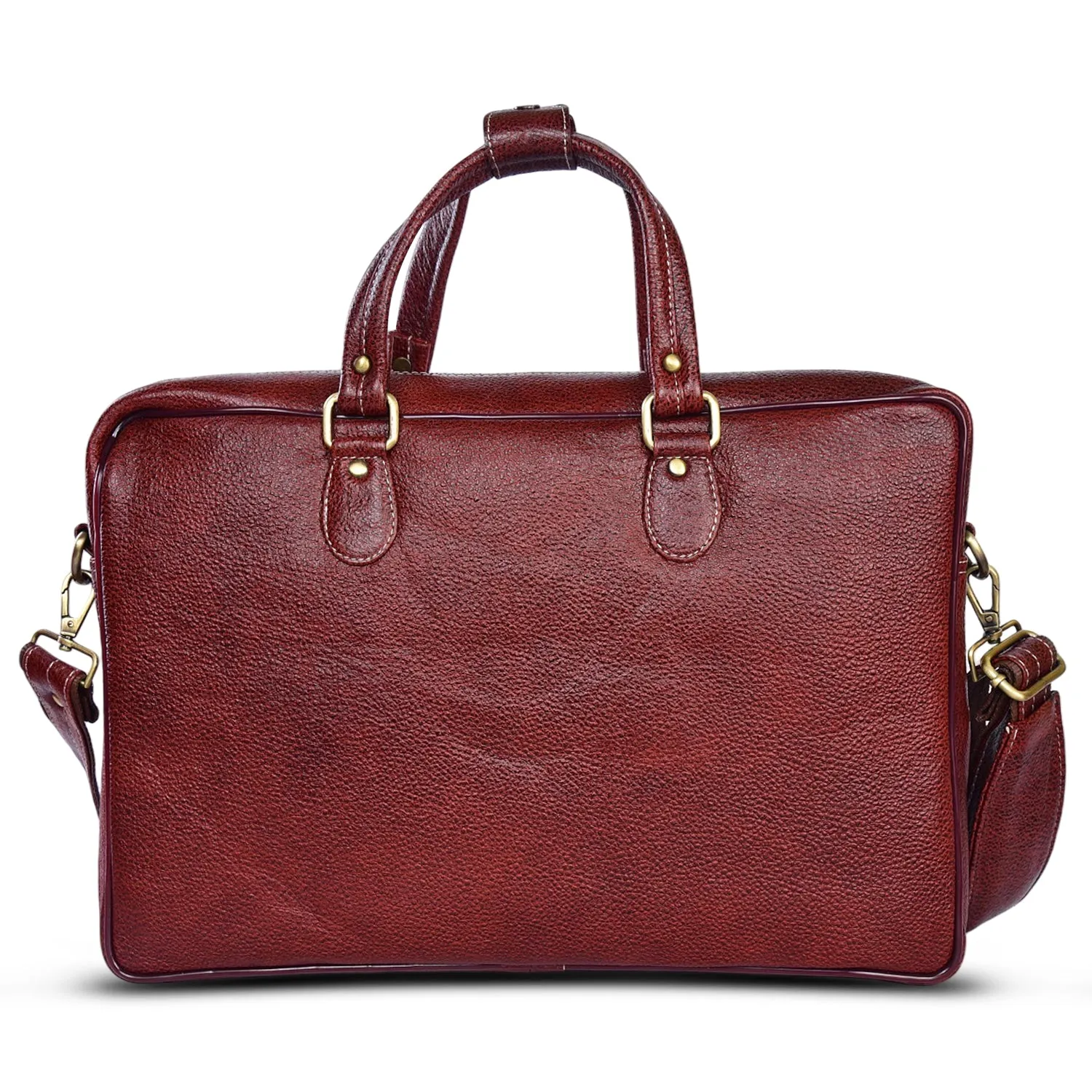 Leather Laptop Bag 36808 (BROWN)