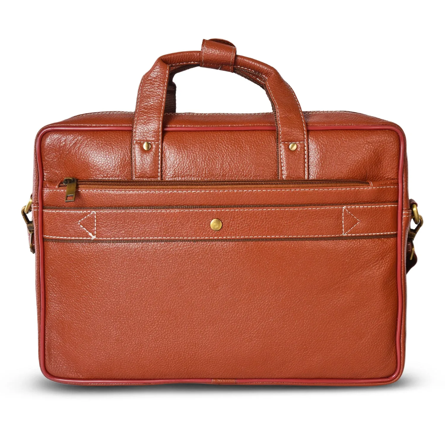 Leather Laptop Bag  998904 (Tan)