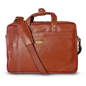 Leather Laptop Bag  998904 (Tan)