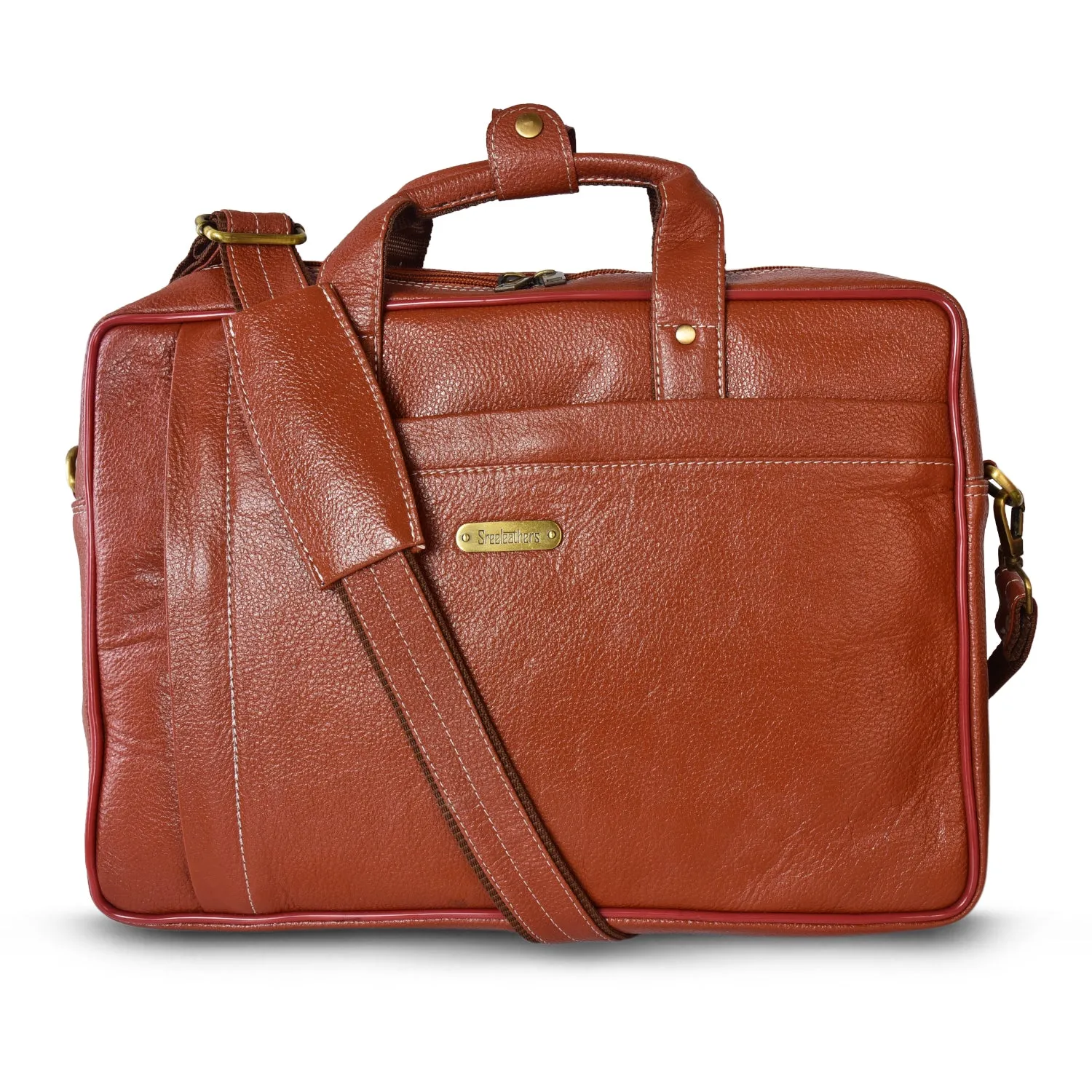 Leather Laptop Bag  998904 (Tan)