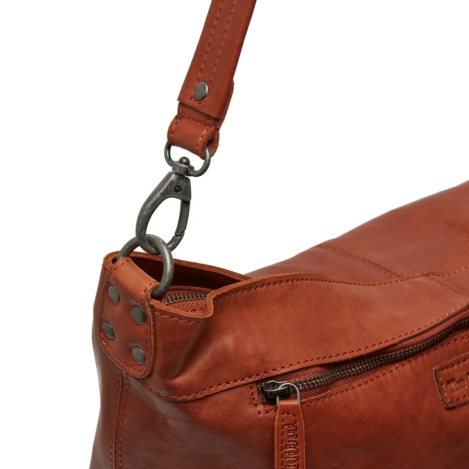 Leather Shoulder Bag Cognac Bolivia
