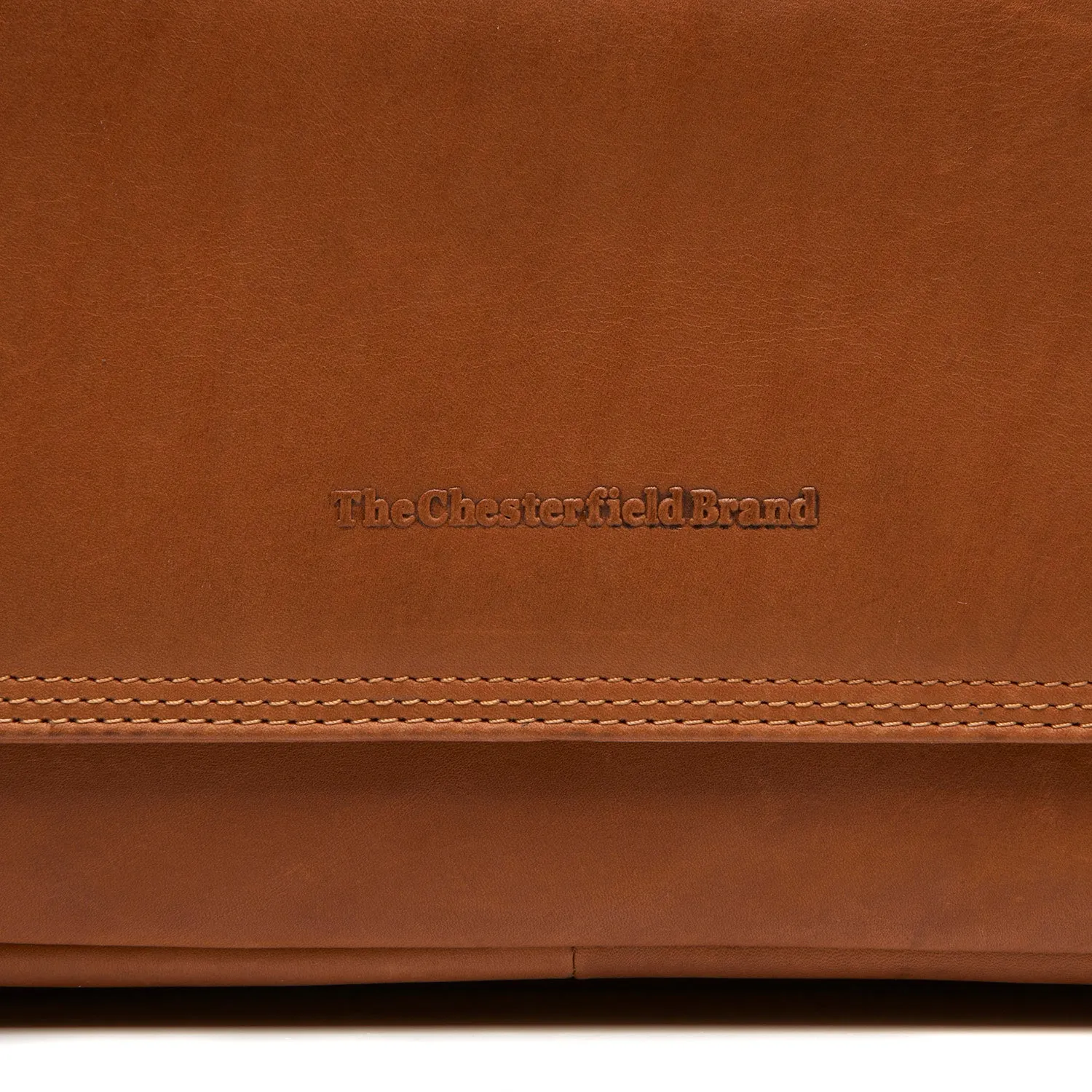 Leather Shoulder Bag Cognac Bryson