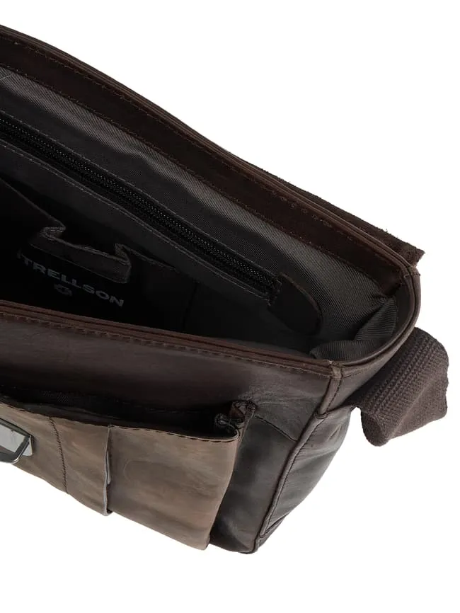 Leather shoulder bag model "Jeremy" Strellson, dark brown