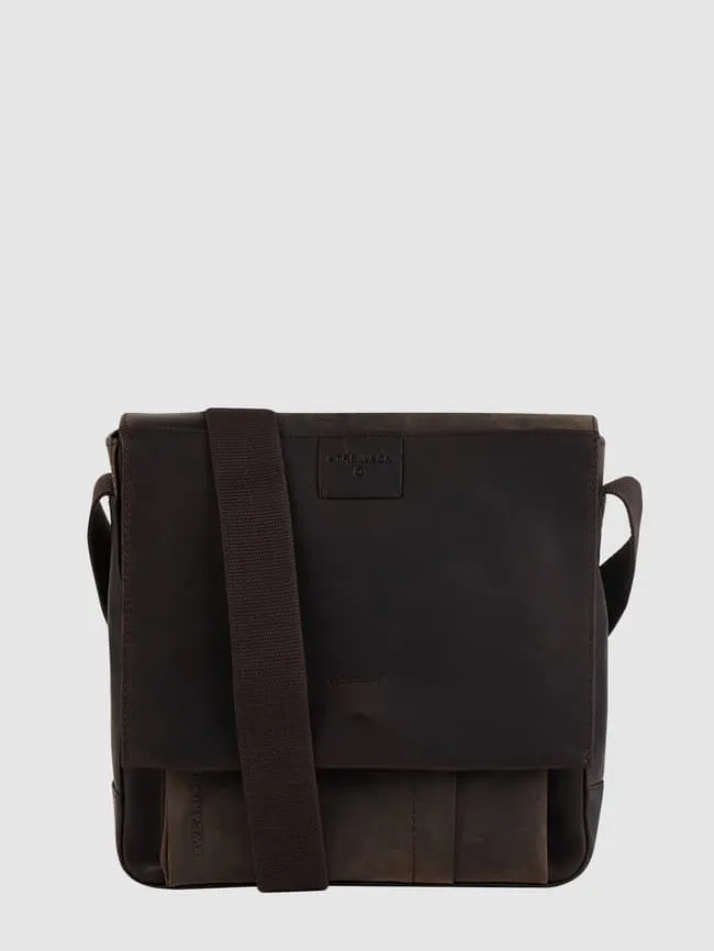Leather shoulder bag model "Jeremy" Strellson, dark brown