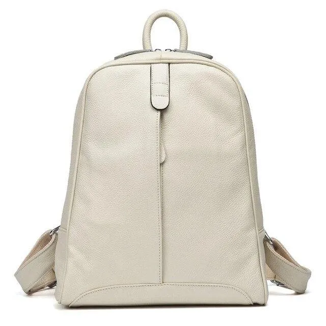 Leather Women Backpack Casual Travel Back Pack Bag Preppy Style Girl's Laptop Schoolbag