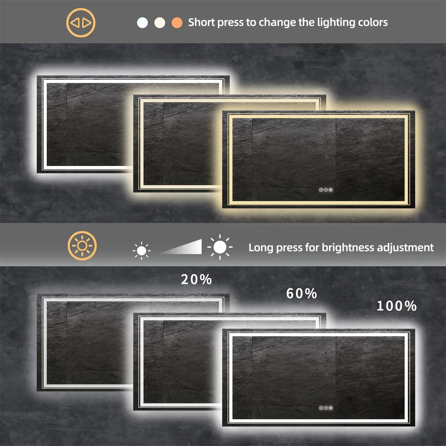LED Vanity Mirror- Dimmable
