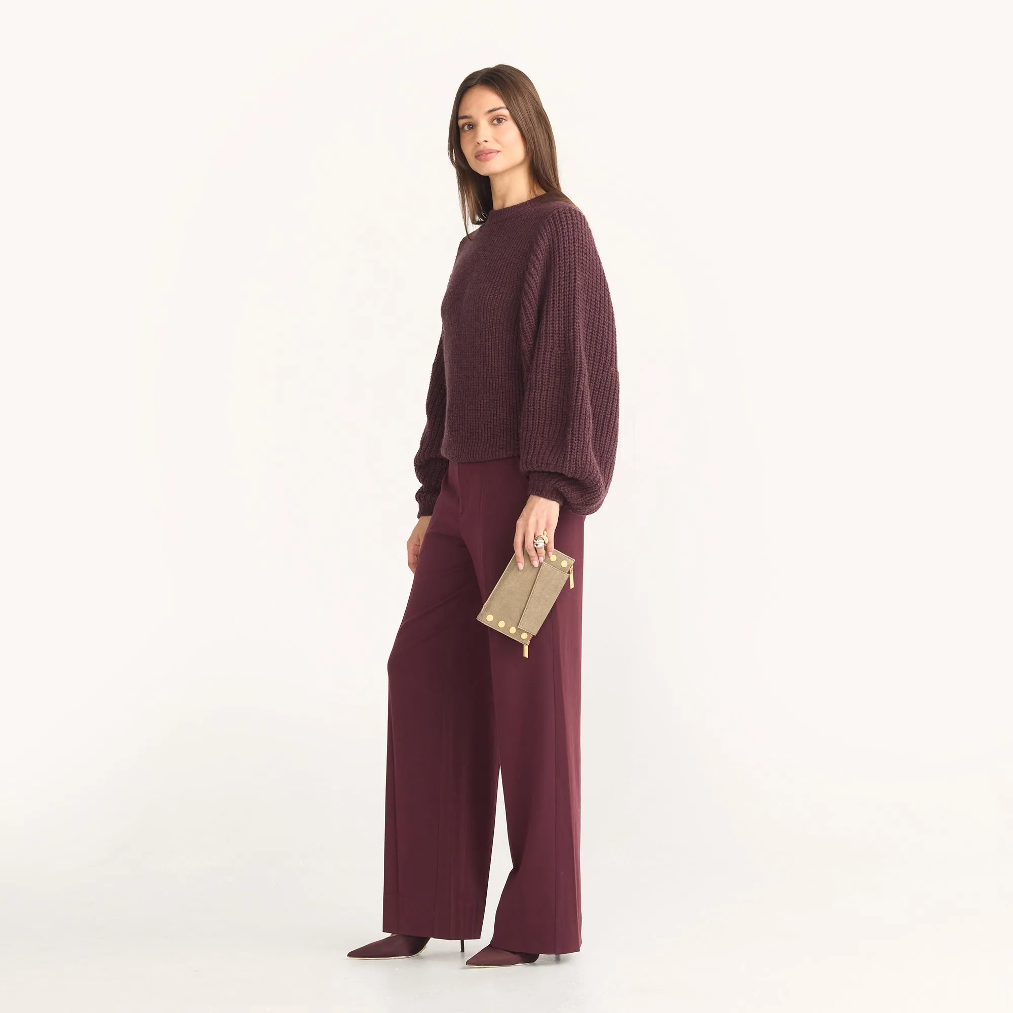 Levy | Pewter/Brushed Gold Red Zip
