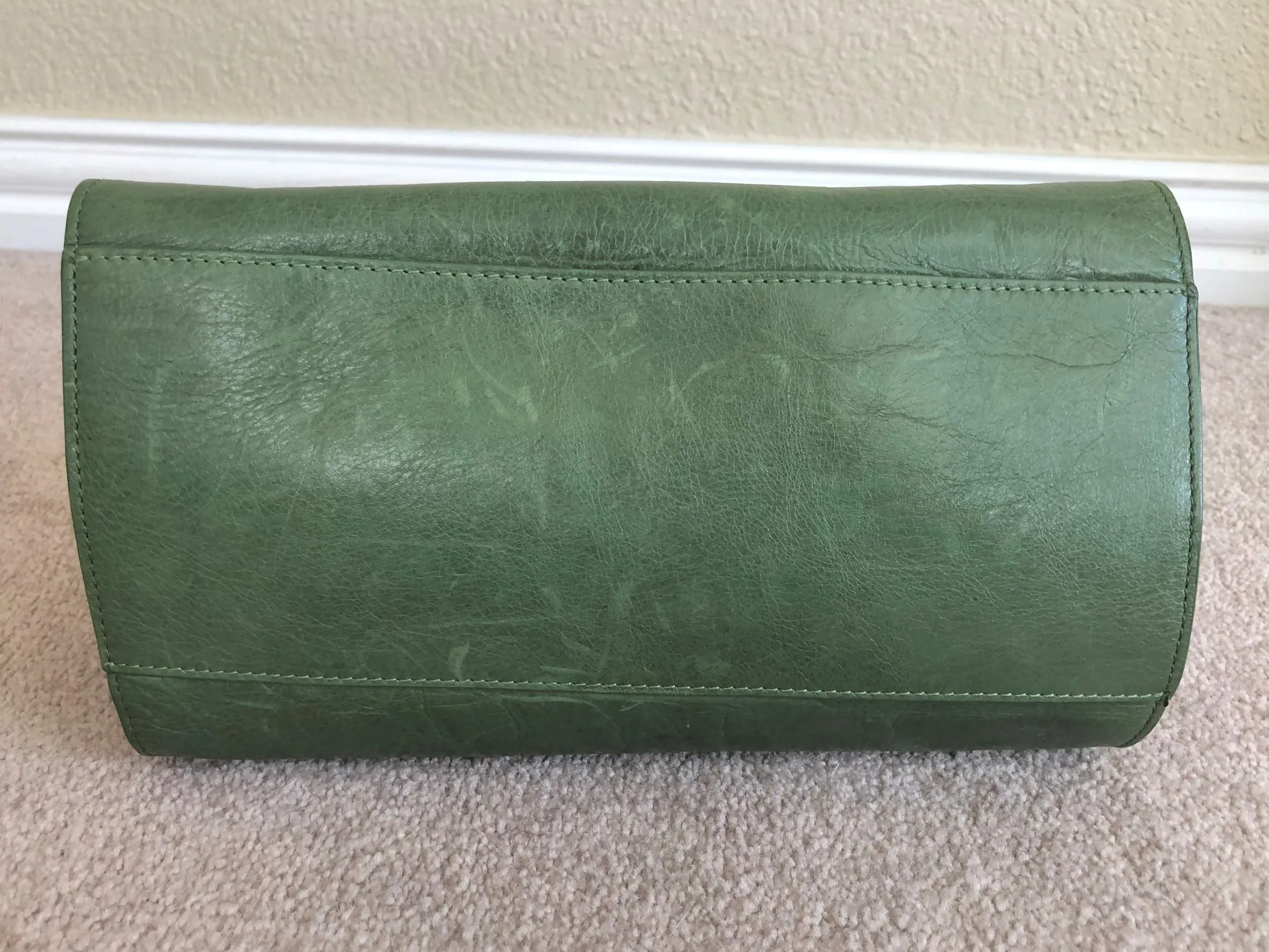 Lidia May Color Block Leather Cross Body Bag - RARE!