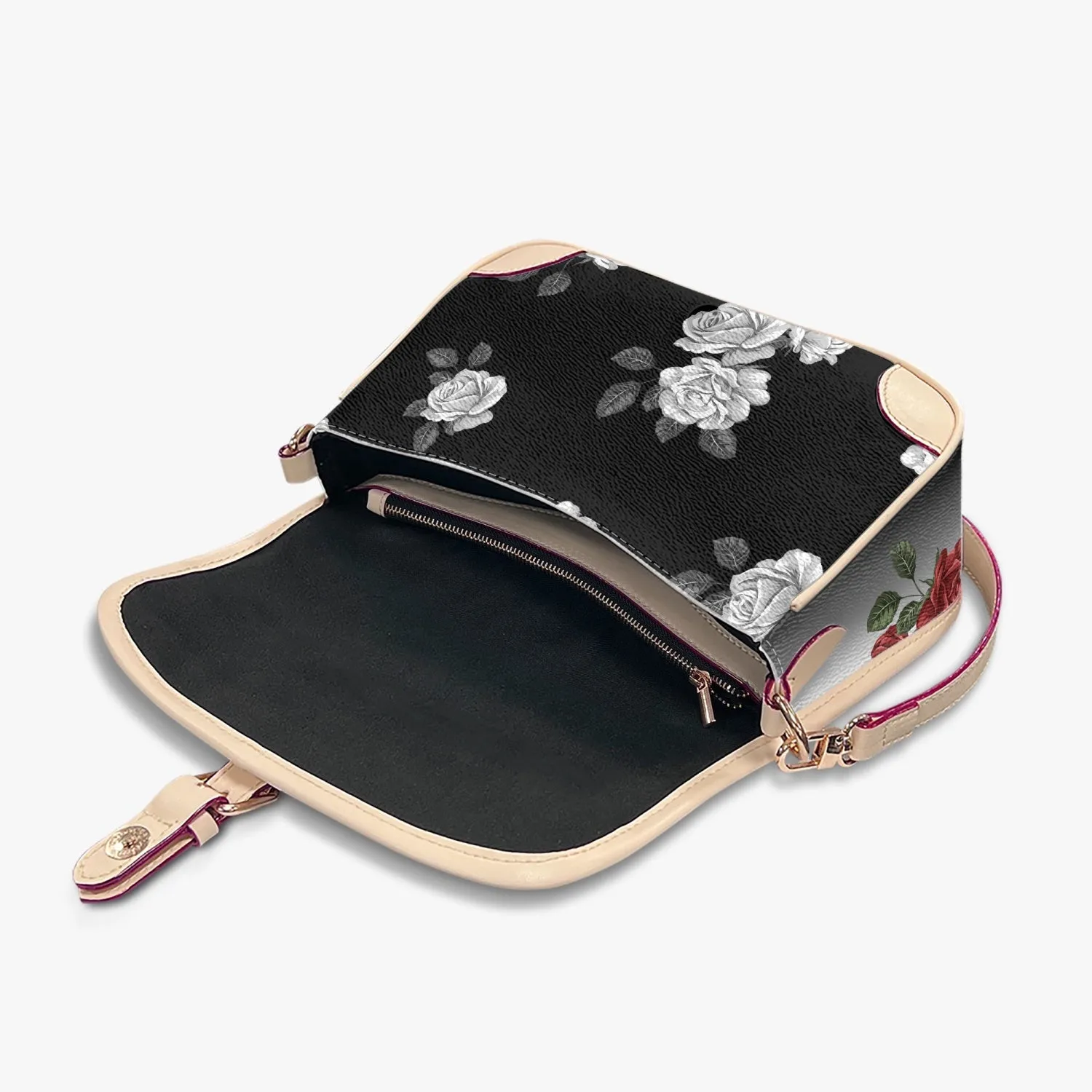 Light vs Dark Roses Underarm Bag