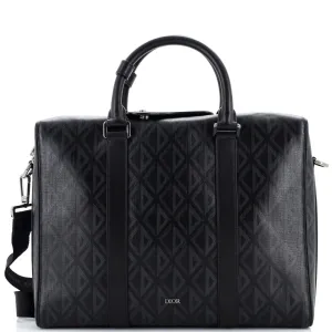 Lingot Briefcase CD Diamond Coated Canvas and Leather