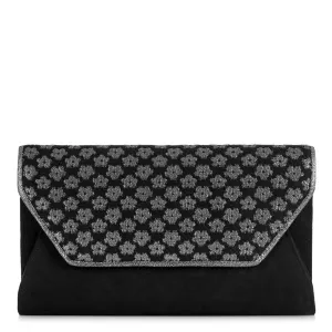 Lisbon Black Clutch Bag (Matches Sammy boots) by Ruby Shoo
