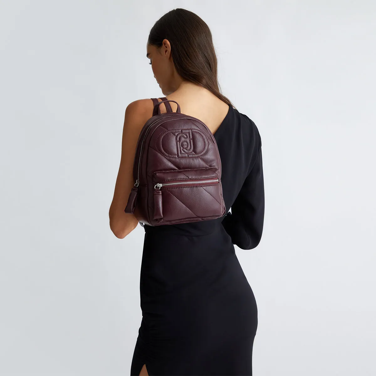 Liu Jo - Zainetto Glossy Matelassé Bordeaux - AF4135E0022 - BORDEAUX