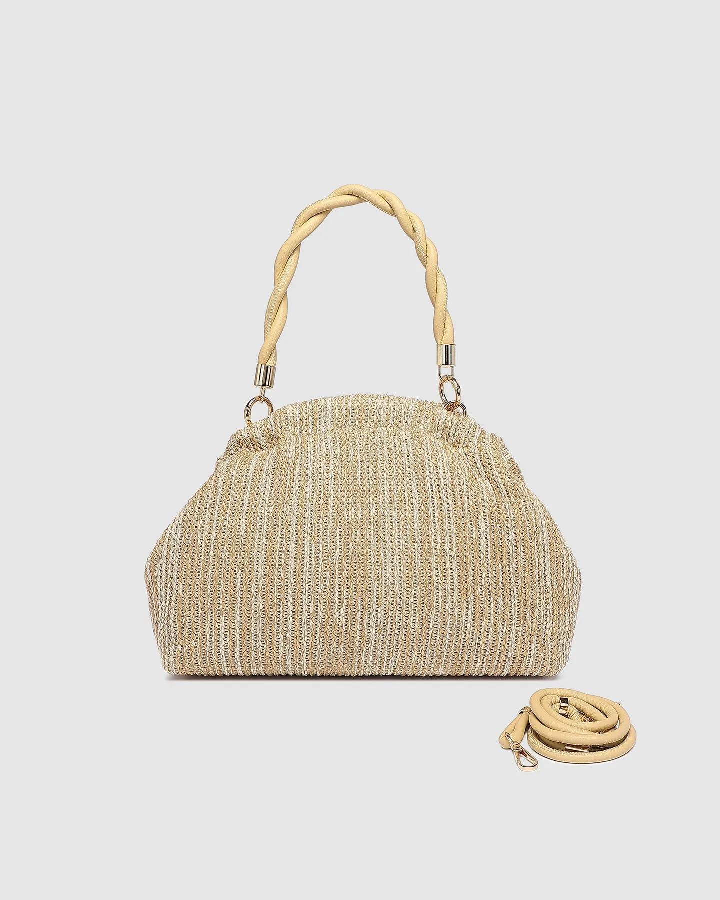 Lotus Clutch - Gold, Silver, Natural, Sage Green