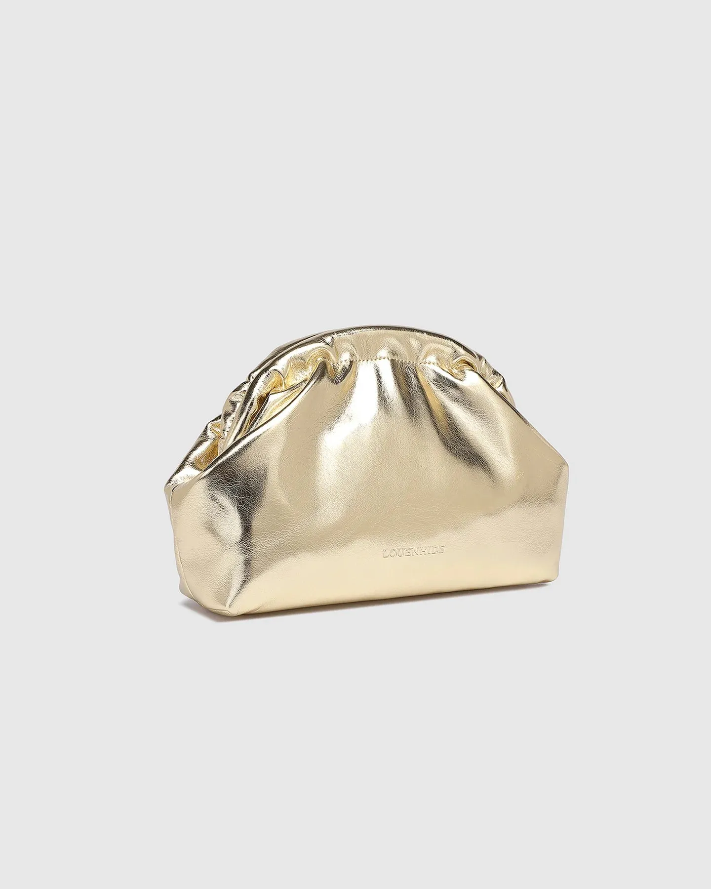 Lotus Clutch - Gold, Silver, Natural, Sage Green