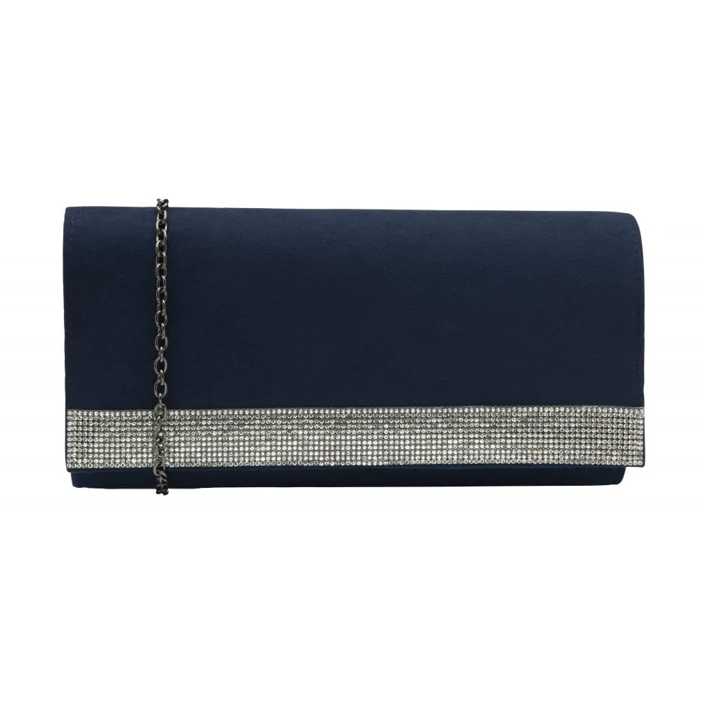 Lotus Occasion Wear Matching Bag Zahara ULG080 NAVY