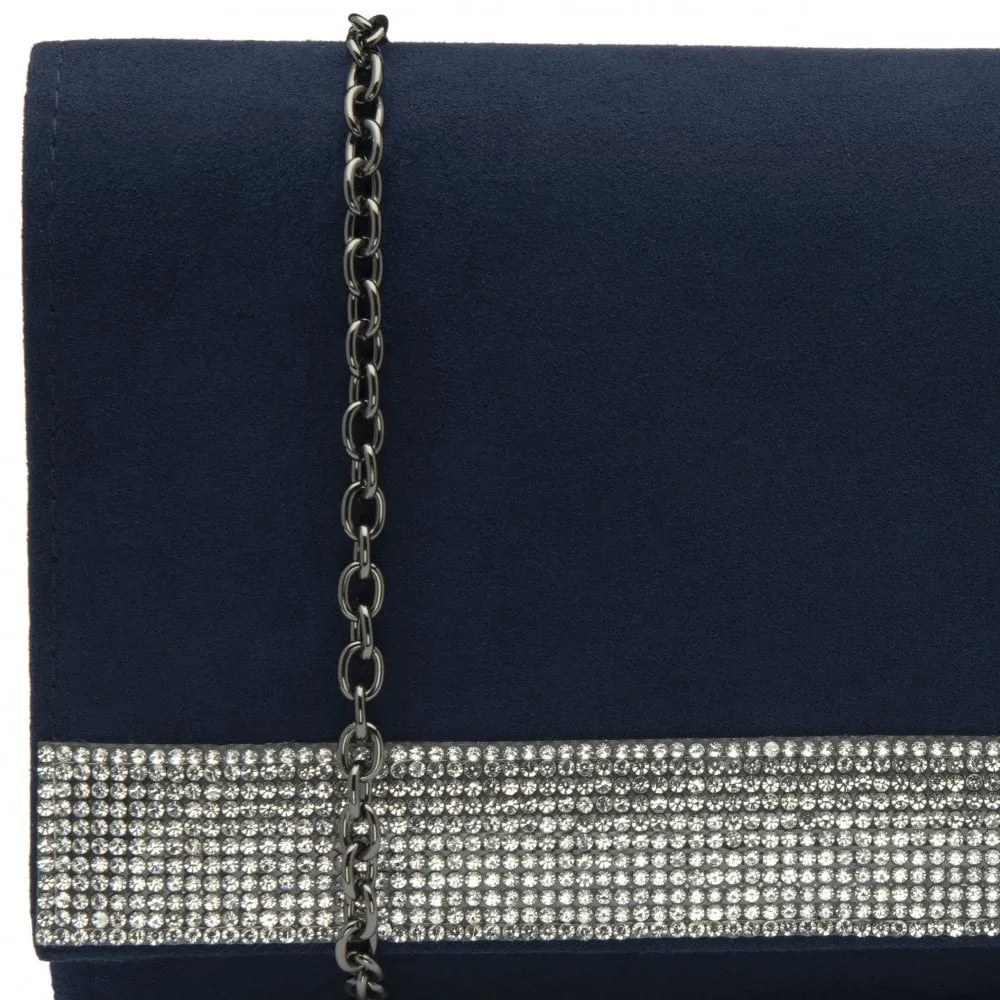 Lotus Occasion Wear Matching Bag Zahara ULG080 NAVY