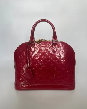 LOUIS VUITTON | ALMA PM VERNIS | CERISES