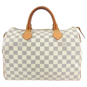 Louis Vuitton Damier Azur Speedy 30 Doctor Bag