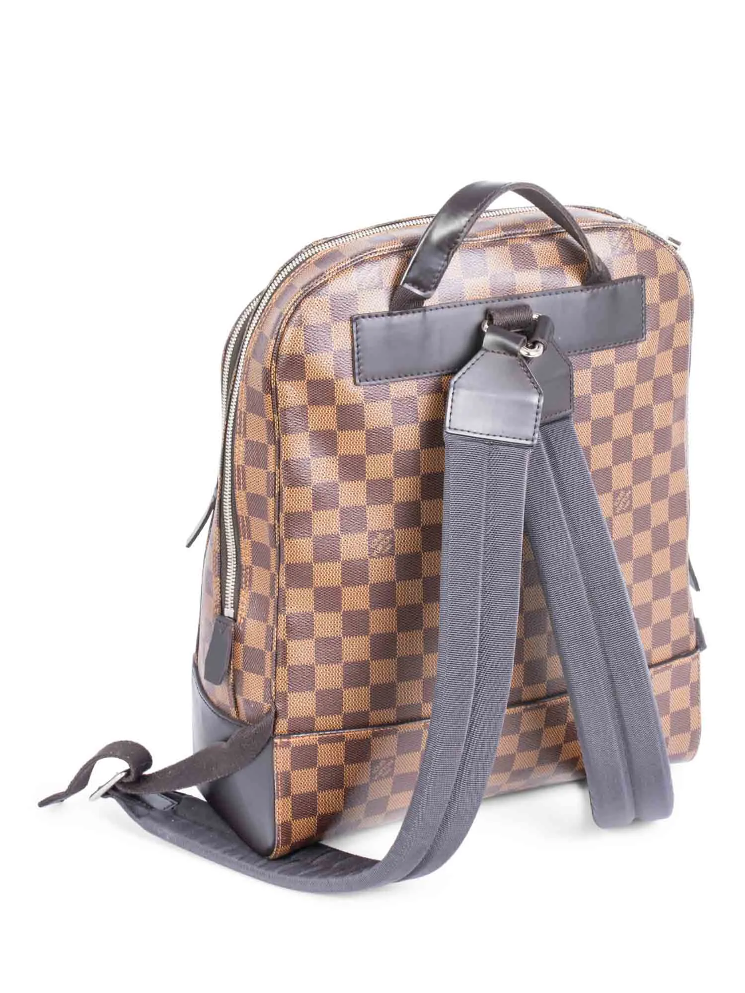 Louis Vuitton Damier Ebene Josh Backpack Brown Black