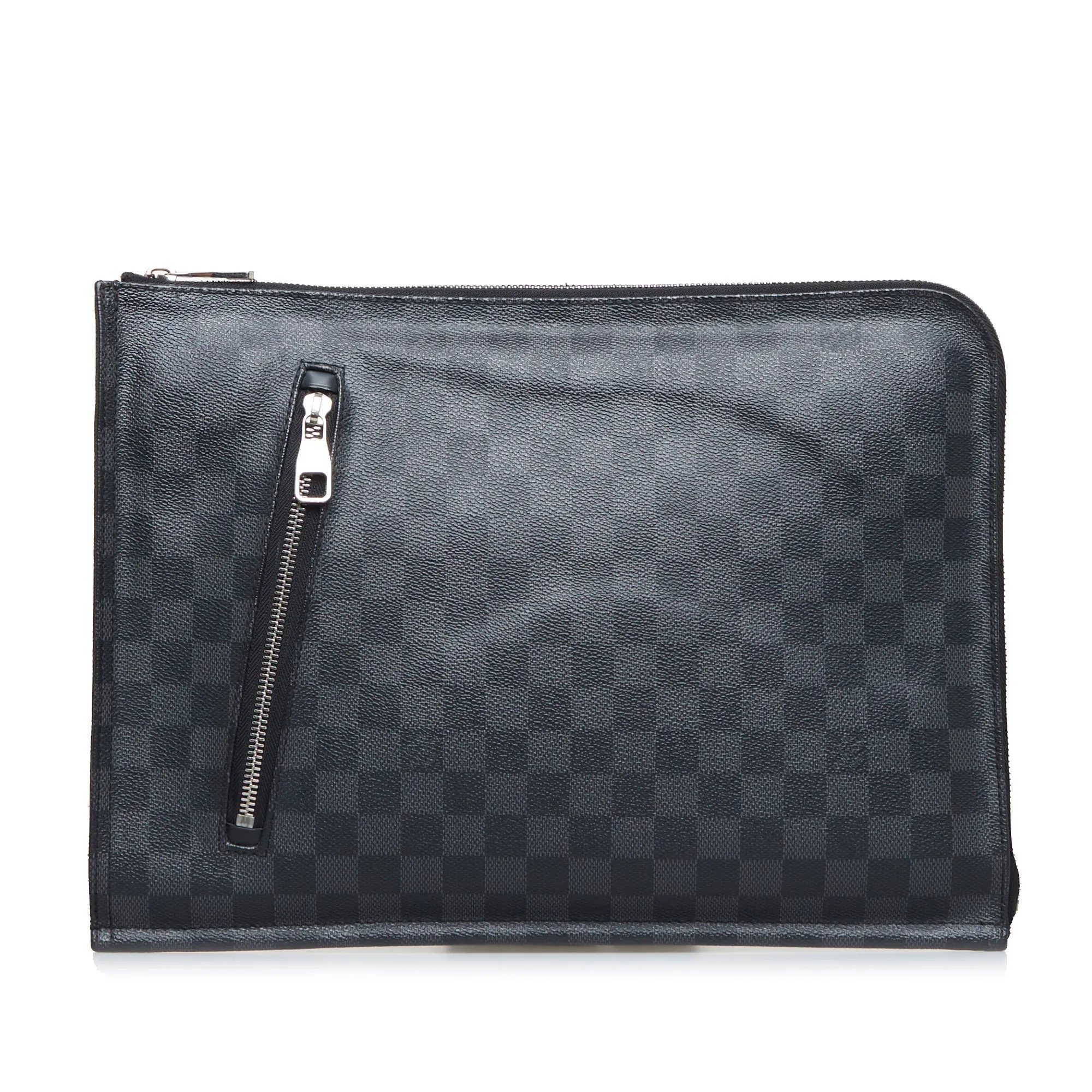 LOUIS VUITTON Damier Graphite Poche-Documents Portfolio Clutch Bag