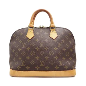 Louis Vuitton Monogram Canvas Alma PM Handbag TH0958