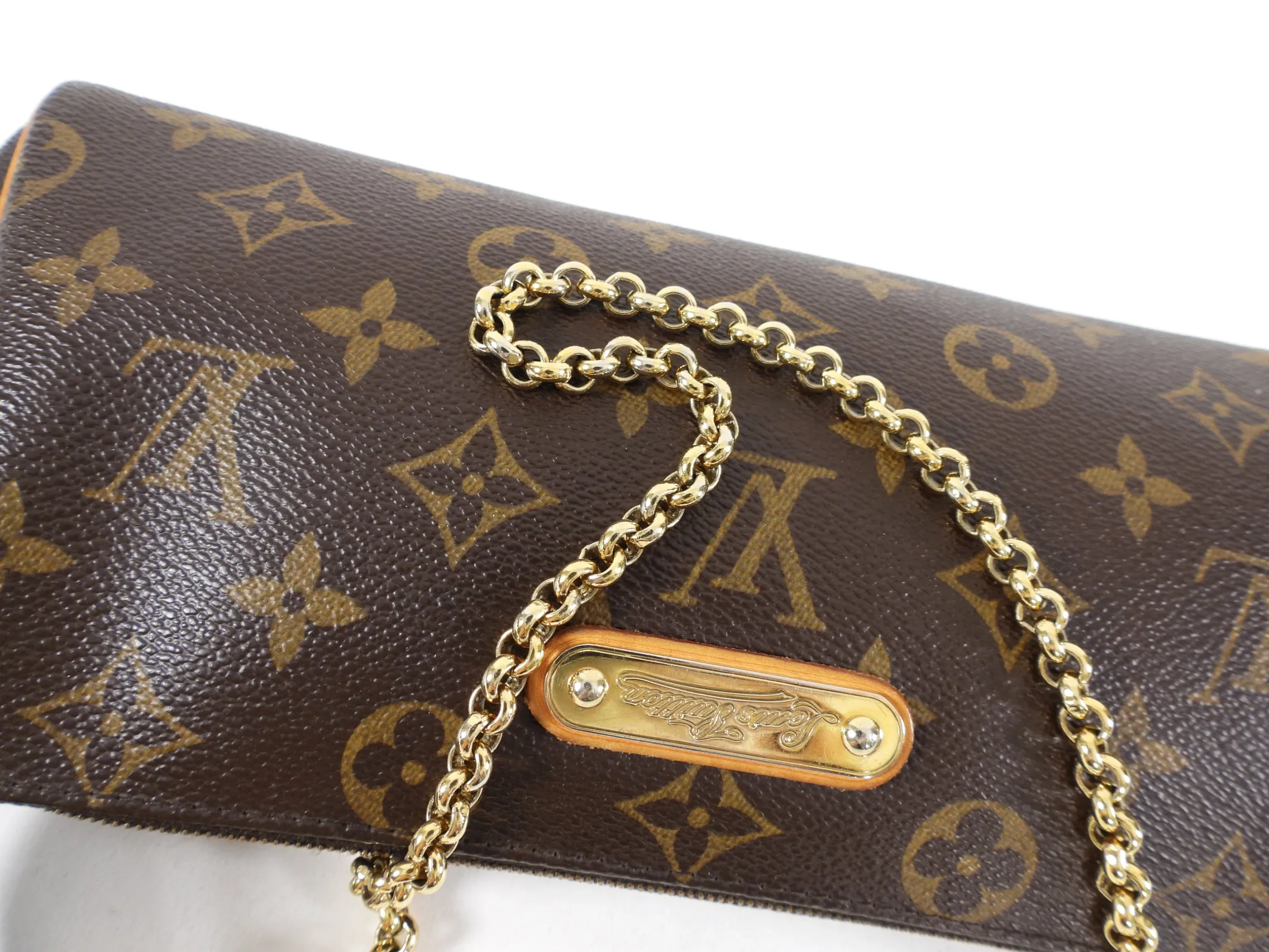 Louis Vuitton Monogram Eva Clutch Two-Way Pochette Bag
