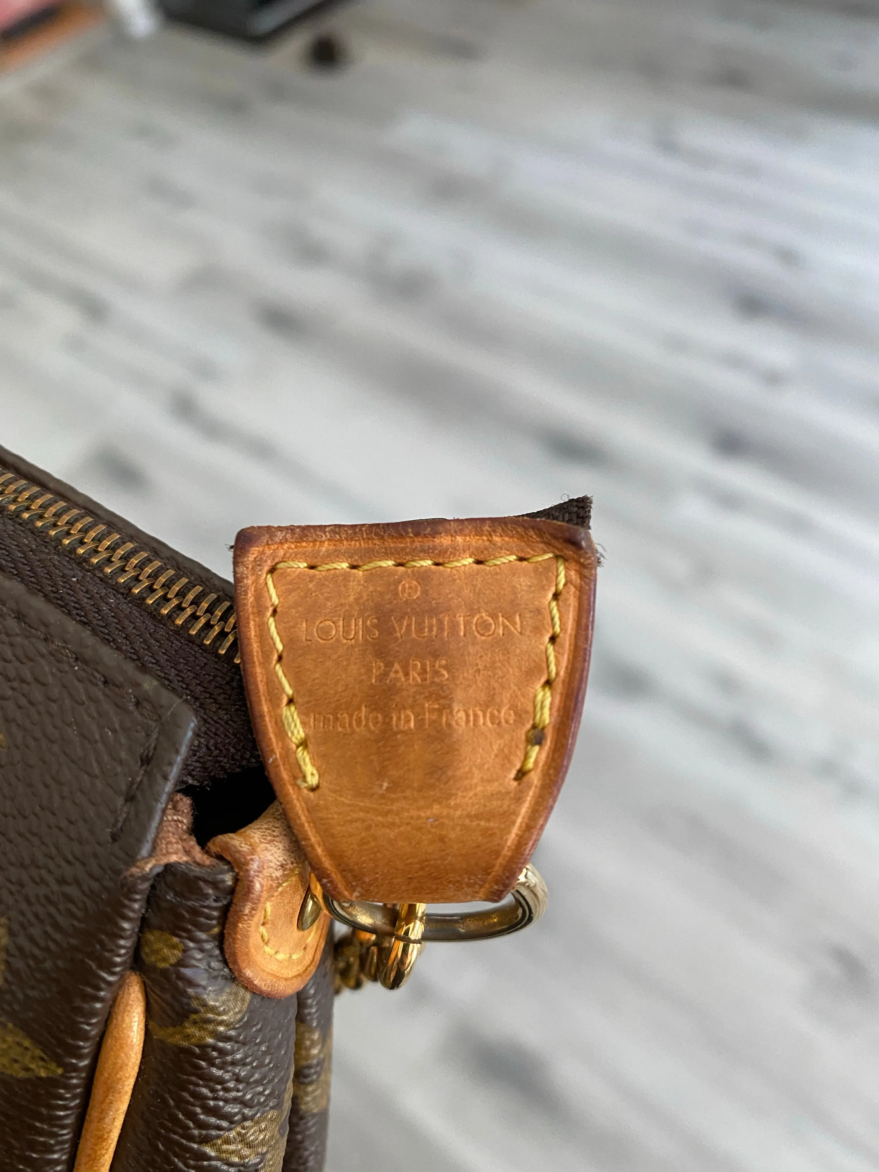 Louis Vuitton Monogram Eva Clutch Two-Way Pochette Bag